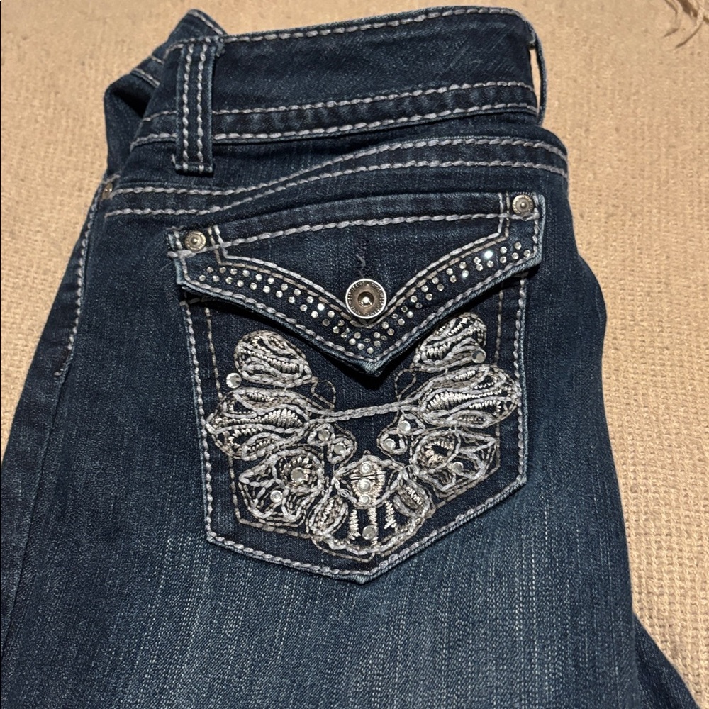 Nine West Dark Blue Boyfriend Jeans